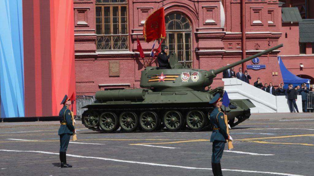 Putin’s ‘one-tank’ military parade was an embarrassment for Russia, analysts say