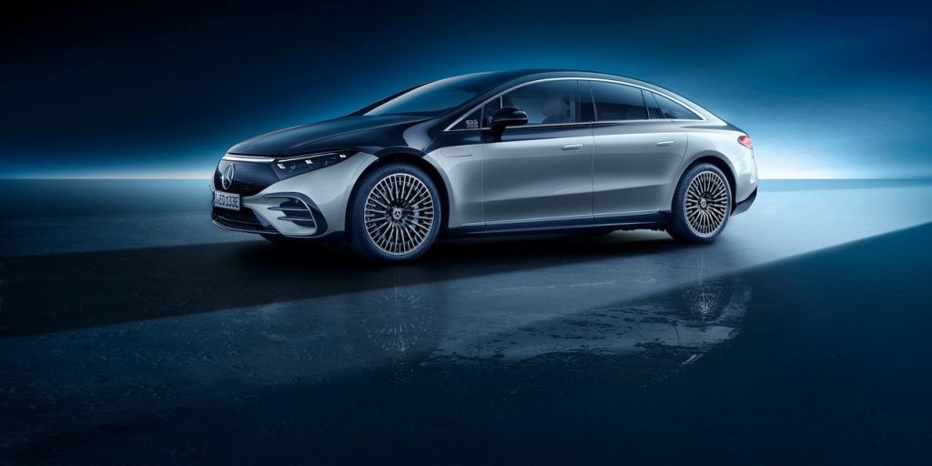 The futuristic 2023 Mercedes-EQ EQS electric sedan offers up thrilling performance, high-tech luxury