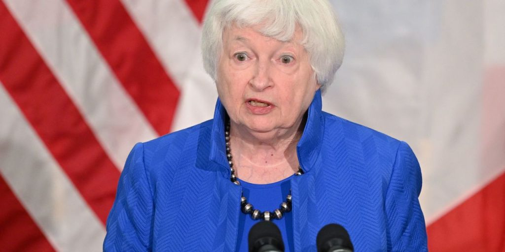 Yellen says she doesn’t see signs of recession after GDP report