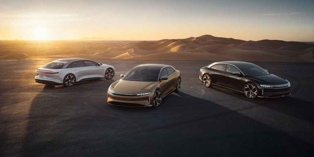 Lucid stock surges toward a record win streak as a rising EV tide helps investors shrug off a Citi downgrade