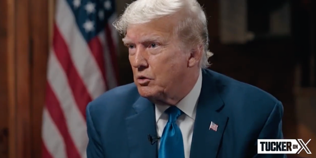 Trump calls his four indictments ‘nonsense’ during Tucker Carlson interview airing opposite the GOP debate