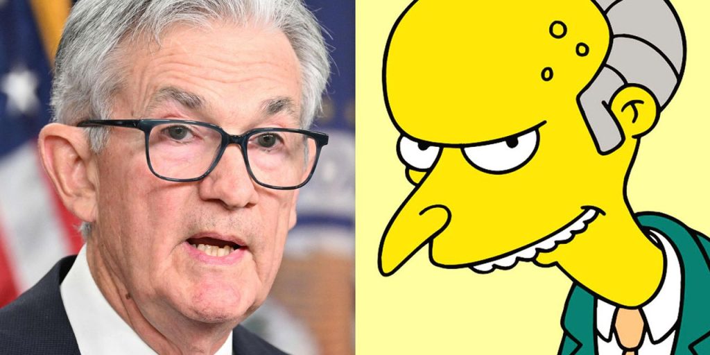 The Jerome Powell press conference, as expressed through Simpsons GIFs