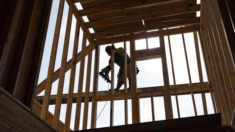Homebuilder confidence continues to be weighed down by high mortgage rates