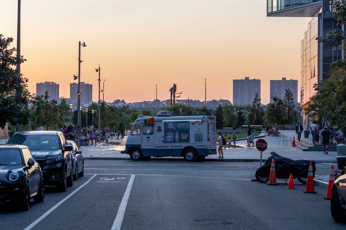 A Mister Softee ice cream truck in August of 2020 in New York City.